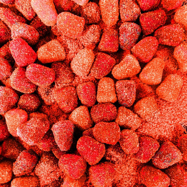 Twisted Treatz Cherry Vegan Sour Chews - premium sour candy hand-packed fresh