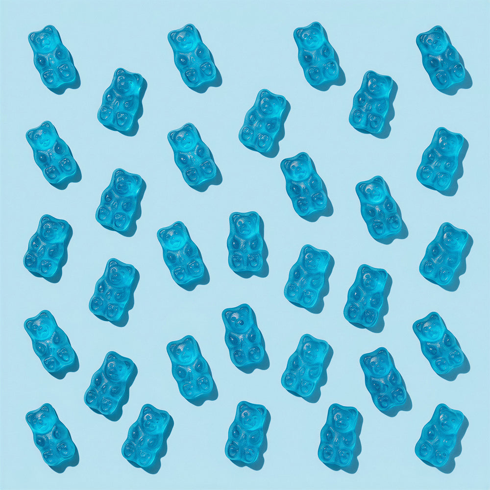 Blue Rasp Gummy Bears