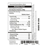 Assorted Gummy Bear Candy packaging - buy online at Twisted Treatz