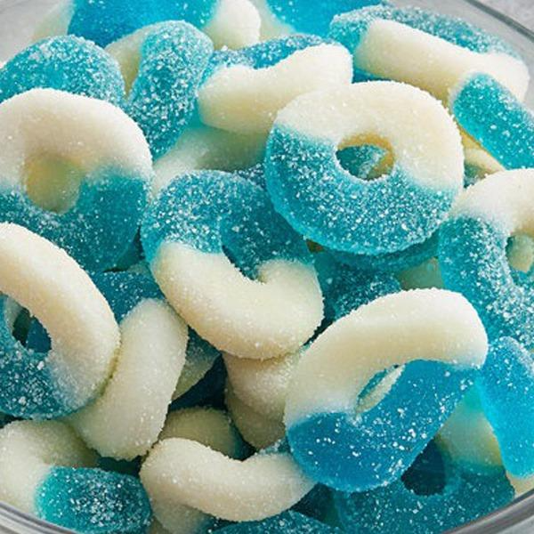 Blue Raspberry Gummy Rings
