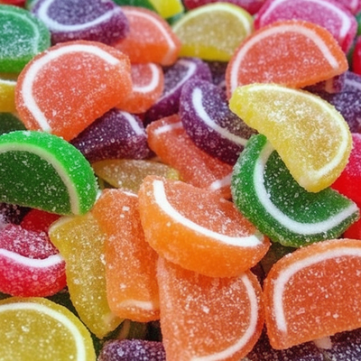 Twisted Treatz Fruit Slices Candy Sweet Chewy & Bursting - premium fruit candy hand-packed fresh