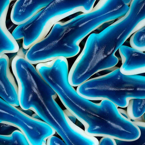 Twisted Treatz Blue Gummy Shark Candy - premium gummy candy and novelty candy hand-packed fresh