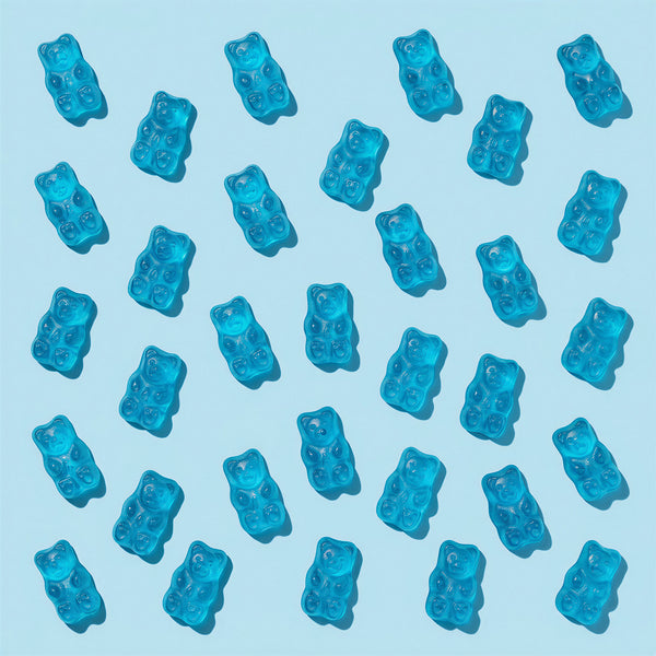 Blue Rasp Gummy Bears