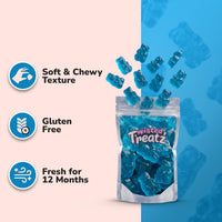 Blue Rasp Gummy Bears