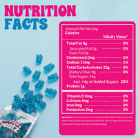 Blue Rasp Gummy Bears