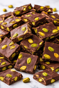 Twisted Treatz Pistachio Chocolate Bark - premium chocolate bark and cola candy hand-packed fresh