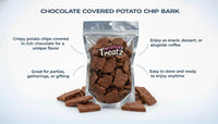 Chocolate Covered Potato Chips Bark close-up showing texture and quality - Twisted Treatz