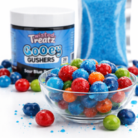 Sour Gushers in Oozie Liquid. Blue Raspberry, Cherry & Watermelon