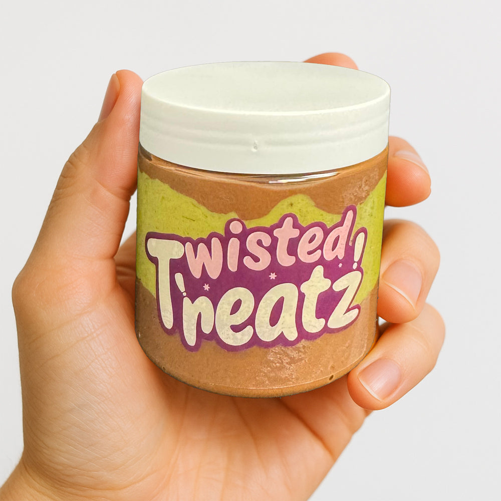 Twisted Treatz Dubai Pistachio Kunafa Chocolate Spread – 8 oz - premium chocolate treat and Dubai chocolate hand-packed fresh