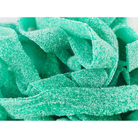 Sour Ropes Candy Belts Sweet & Tangy 8oz Pack Soft Chewy Treats for Snacking close-up showing texture and quality - Twisted Treatz