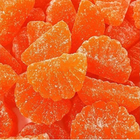 Twisted Treatz Fruit Jelly Slices Orange Flavor - premium fruit candy hand-packed fresh