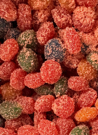 Sour Gushers Viral Candy close-up showing texture and quality - Twisted Treatz