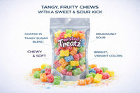 Sour Gummy Bear Candy close-up showing texture and quality - Twisted Treatz