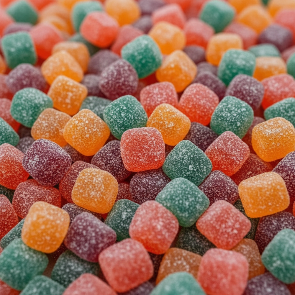 Pectin Gummy Cubes