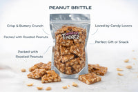 Peanut Brittle close-up showing texture and quality - Twisted Treatz