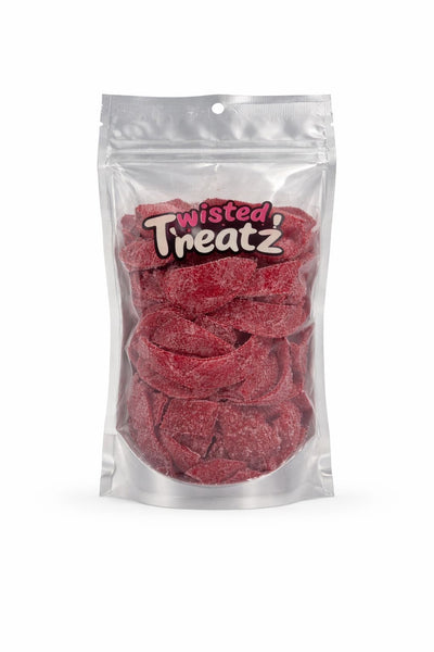 Twisted Treatz Sour Ropes Cherry - premium sour candy hand-packed fresh